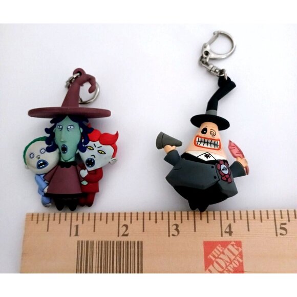 Nightmare Before Christmas Lot Mayor and Lock Shock & Barrel Keychain Disney Key - Picture 3 of 5